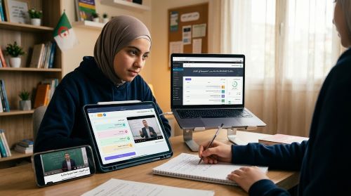 المنصات التعليمية في الجزائر.. هل باتت الشاشة تنافس الأستاذ والدروس الخصوصية؟